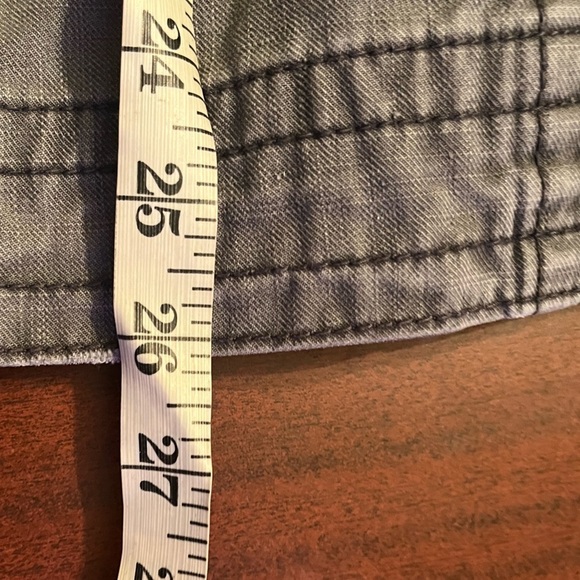 Authentic Fossil Distressed Greg Denim Jacket Zip Sz S Long Sleeve Casual - Picture 9 of 9